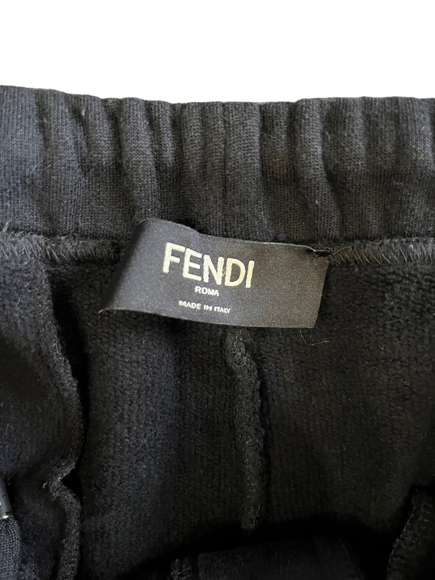 Fendi Black Sweats Pre-Owned Size 50